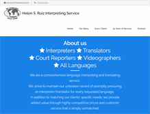 Tablet Screenshot of hrinterpreting.com